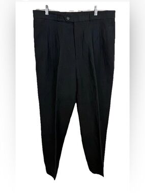 RFT by RAINFOREST Black Pleated Men’s Dress Trousers